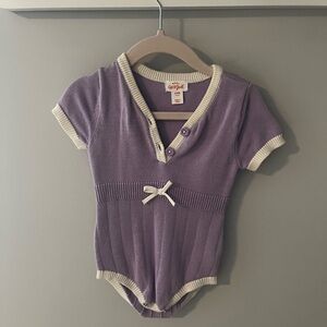 Cat & Jack one piece purple romper